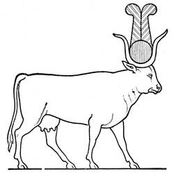 Раскраска: Египетская мифология (Боги и богини) #111160 - Раскраски для печати
