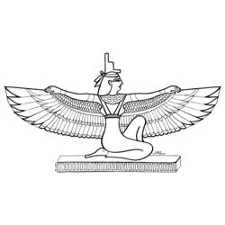 Раскраска: Египетская мифология (Боги и богини) #111174 - Раскраски для печати