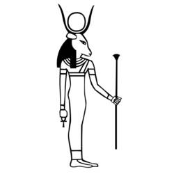 Раскраска: Египетская мифология (Боги и богини) #111176 - Бесплатные раскраски для печати