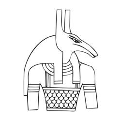 Раскраска: Египетская мифология (Боги и богини) #111178 - Бесплатные раскраски для печати