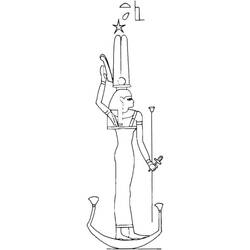 Раскраска: Египетская мифология (Боги и богини) #111182 - Бесплатные раскраски для печати