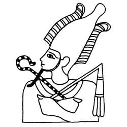 Раскраска: Египетская мифология (Боги и богини) #111183 - Бесплатные раскраски для печати