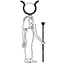 Раскраска: Египетская мифология (Боги и богини) #111209 - Бесплатные раскраски для печати