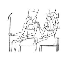Раскраска: Египетская мифология (Боги и богини) #111223 - Бесплатные раскраски для печати
