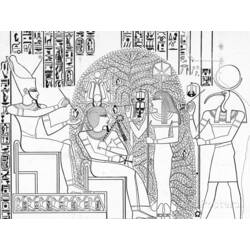 Раскраска: Египетская мифология (Боги и богини) #111224 - Бесплатные раскраски для печати