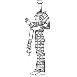 Раскраска: Египетская мифология (Боги и богини) #111229 - Раскраски для печати