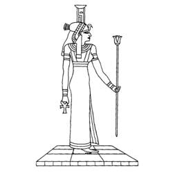 Раскраска: Египетская мифология (Боги и богини) #111230 - Раскраски для печати