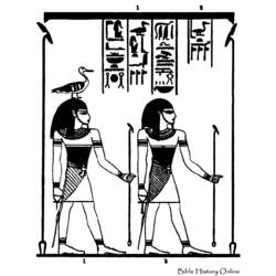 Раскраска: Египетская мифология (Боги и богини) #111235 - Бесплатные раскраски для печати