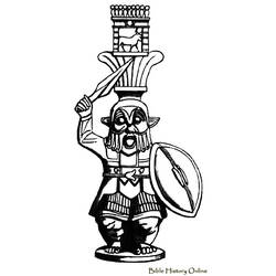 Раскраска: Египетская мифология (Боги и богини) #111236 - Бесплатные раскраски для печати