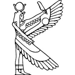 Раскраска: Египетская мифология (Боги и богини) #111249 - Бесплатные раскраски для печати