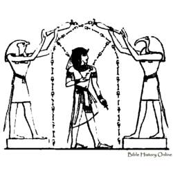 Раскраска: Египетская мифология (Боги и богини) #111296 - Бесплатные раскраски для печати