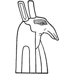 Раскраска: Египетская мифология (Боги и богини) #111299 - Бесплатные раскраски для печати