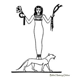Раскраска: Египетская мифология (Боги и богини) #111328 - Бесплатные раскраски для печати