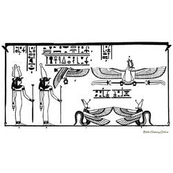 Раскраска: Египетская мифология (Боги и богини) #111335 - Бесплатные раскраски для печати