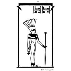 Раскраска: Египетская мифология (Боги и богини) #111366 - Бесплатные раскраски для печати