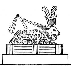 Раскраска: Египетская мифология (Боги и богини) #111392 - Бесплатные раскраски для печати