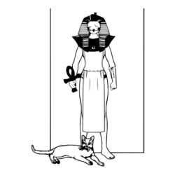 Раскраска: Египетская мифология (Боги и богини) #111472 - Бесплатные раскраски для печати