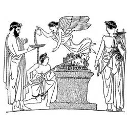 Раскраска: Греческая мифология (Боги и богини) #109632 - Бесплатные раскраски для печати