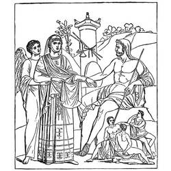 Раскраска: Греческая мифология (Боги и богини) #109690 - Бесплатные раскраски для печати