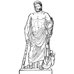 Раскраска: Греческая мифология (Боги и богини) #109714 - Бесплатные раскраски для печати