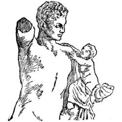 Раскраска: Греческая мифология (Боги и богини) #109717 - Бесплатные раскраски для печати