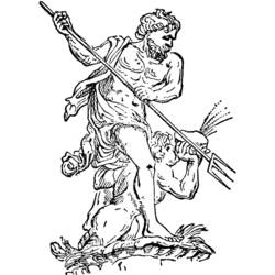 Раскраска: Греческая мифология (Боги и богини) #109745 - Раскраски для печати