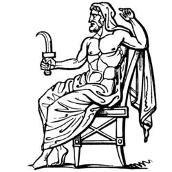 Раскраска: Греческая мифология (Боги и богини) #109755 - Бесплатные раскраски для печати