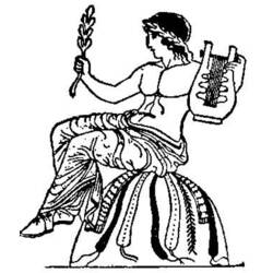 Раскраска: Греческая мифология (Боги и богини) #109815 - Бесплатные раскраски для печати