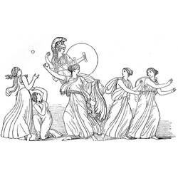 Раскраска: Греческая мифология (Боги и богини) #109827 - Бесплатные раскраски для печати