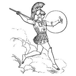Раскраска: Греческая мифология (Боги и богини) #109836 - Раскраски для печати
