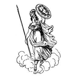 Раскраска: Греческая мифология (Боги и богини) #109905 - Бесплатные раскраски для печати