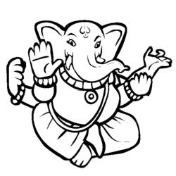 Раскраска: Индуистская мифология (Боги и богини) #109224 - Бесплатные раскраски для печати