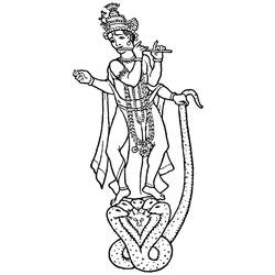 Раскраска: Индуистская мифология (Боги и богини) #109324 - Бесплатные раскраски для печати