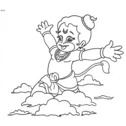 Раскраска: Индуистская мифология (Боги и богини) #109367 - Раскраски для печати