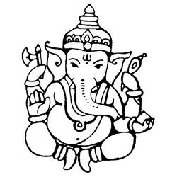 Раскраска: Индуистская мифология (Боги и богини) #109540 - Раскраски для печати