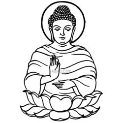 Раскраска: Мифология индуизма: Будда (Боги и богини) #89543 - Раскраски для печати
