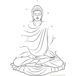 Раскраска: Мифология индуизма: Будда (Боги и богини) #89608 - Раскраски для печати