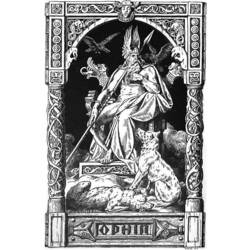 Раскраска: Скандинавская мифология (Боги и богини) #110414 - Бесплатные раскраски для печати