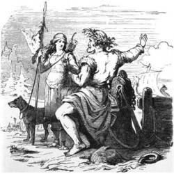 Раскраска: Скандинавская мифология (Боги и богини) #110428 - Бесплатные раскраски для печати