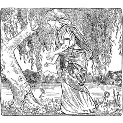 Раскраска: Скандинавская мифология (Боги и богини) #110481 - Раскраски для печати
