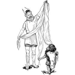 Раскраска: Скандинавская мифология (Боги и богини) #110533 - Бесплатные раскраски для печати