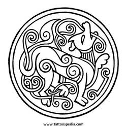 Раскраска: Скандинавская мифология (Боги и богини) #110579 - Бесплатные раскраски для печати