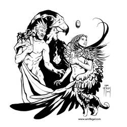 Раскраска: Скандинавская мифология (Боги и богини) #110584 - Раскраски для печати