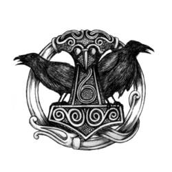 Раскраска: Скандинавская мифология (Боги и богини) #110652 - Раскраски для печати