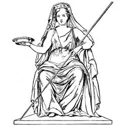 Раскраска: Римская мифология (Боги и богини) #110018 - Бесплатные раскраски для печати