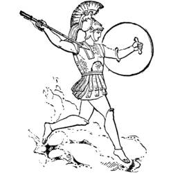 Раскраска: Римская мифология (Боги и богини) #110023 - Раскраски для печати