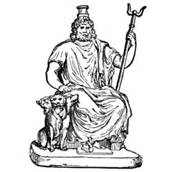 Раскраска: Римская мифология (Боги и богини) #110025 - Раскраски для печати