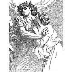 Раскраска: Римская мифология (Боги и богини) #110039 - Бесплатные раскраски для печати