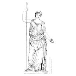 Раскраска: Римская мифология (Боги и богини) #110045 - Бесплатные раскраски для печати