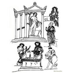 Раскраска: Римская мифология (Боги и богини) #110063 - Бесплатные раскраски для печати